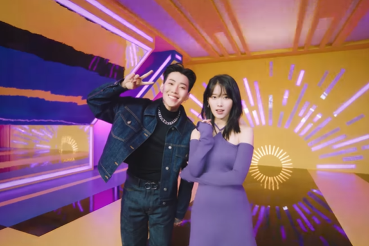 Jay Park dan IU dalam video musik GANADARA
