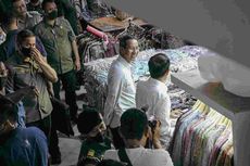Heru Budi Dampingi Jokowi Tinjau Blok A Pasar Tanah Abang
