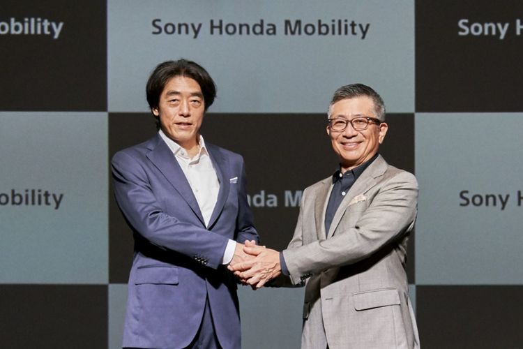 Mobil listrik garapan Sony Honda Mobility yang diperkirakan meluncur 2026.