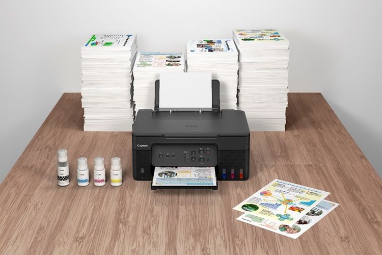 Canon PIXMA G3730 merupakan printer ink tank yang dirancang khusus oleh Canon untuk kebutuhan cetak banyak hingga ribuan lembar.