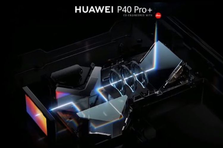 Mekanisme kamera periskop di Huawei P40 Pro Plus.