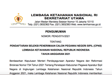 Lemhannas Umumkan Rekrutmen CPNS 2021, Ini Informasi dan Linknya!