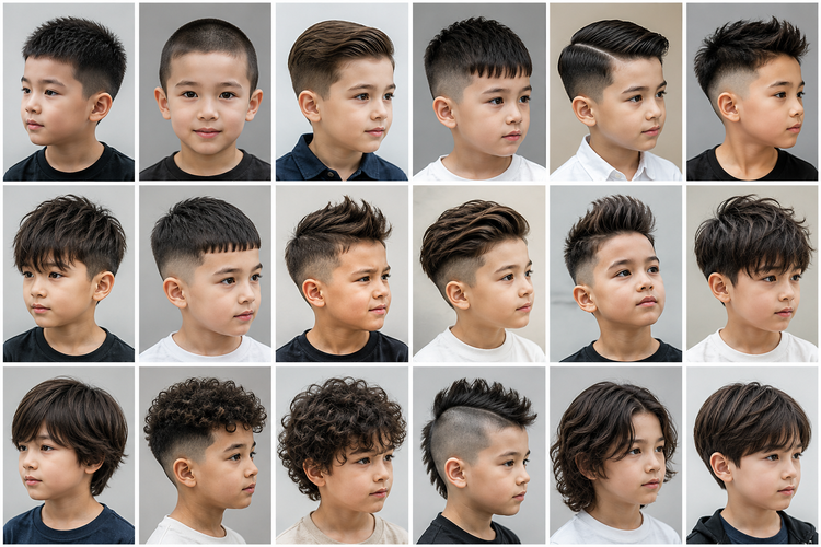 18 Model Rambut Anak Laki-Laki yang Cocok untuk Setiap Bentuk Wajah