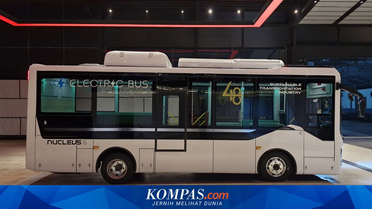 Peluncuran Bus Listrik Nucleus 6 oleh Karoseri Laksana