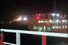 Viral, Video Detik-detik Tabrakan Kapal di Ketapang, Terjadi Benturan Keras, Penumpang Teriak Histeris