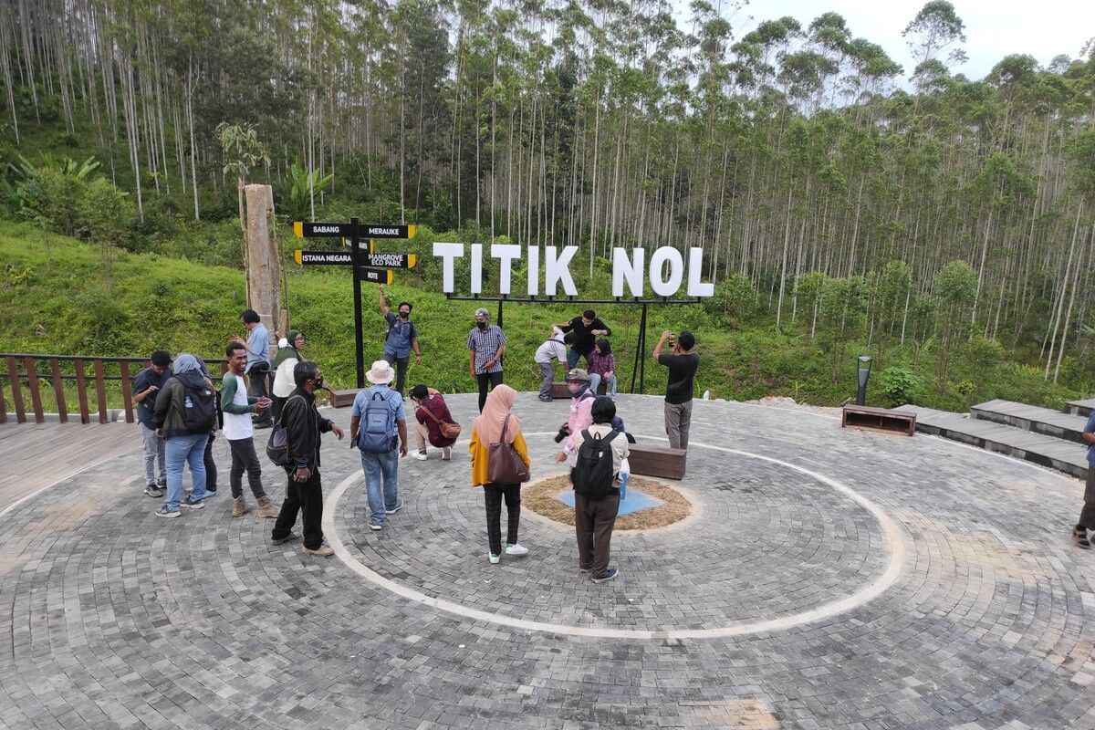 Titik Nol Ibu Kota Nusantara (IKN). 