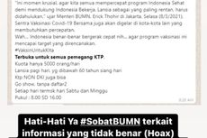 [HOAKS] Sentra Vaksinasi di Istora Senayan Bisa untuk Warga Non DKI Jakarta
