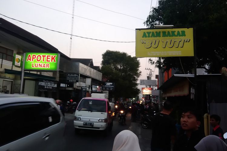 Lokasi tempat diamankannya seorang warga Sleman, Jalan Perumnas Seturan, Caturtunggal, Depok, Sleman, Rabu (18/7/2018).