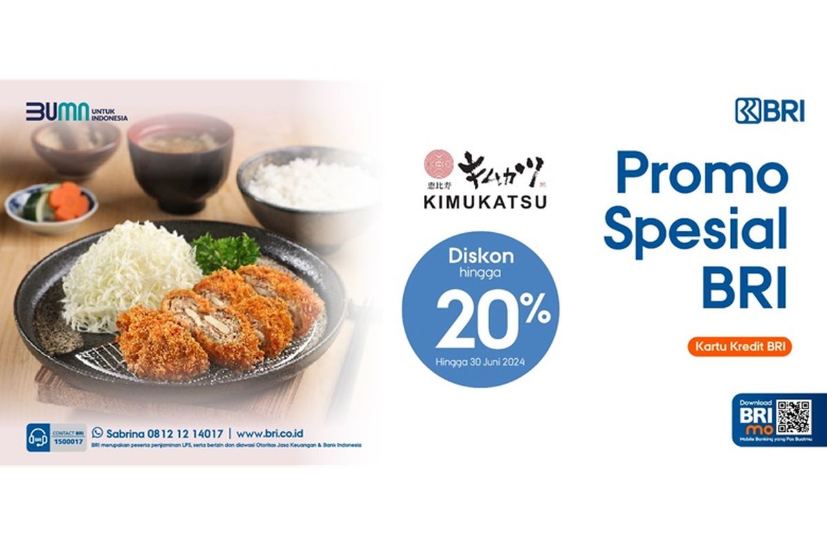 Promo Spesial BRI Prioritas di Kimukatsu.