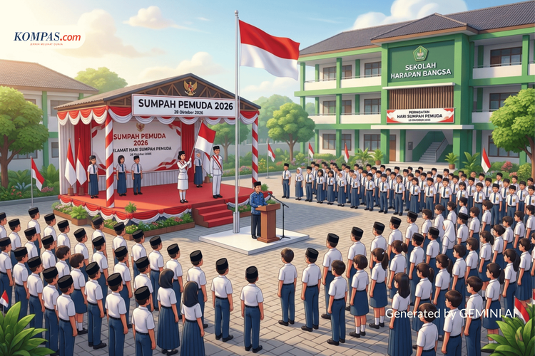 Susunan Upacara Hari Sumpah Pemuda 2026 dan Naskah Ikrar Sumpah Pemuda Lengkap