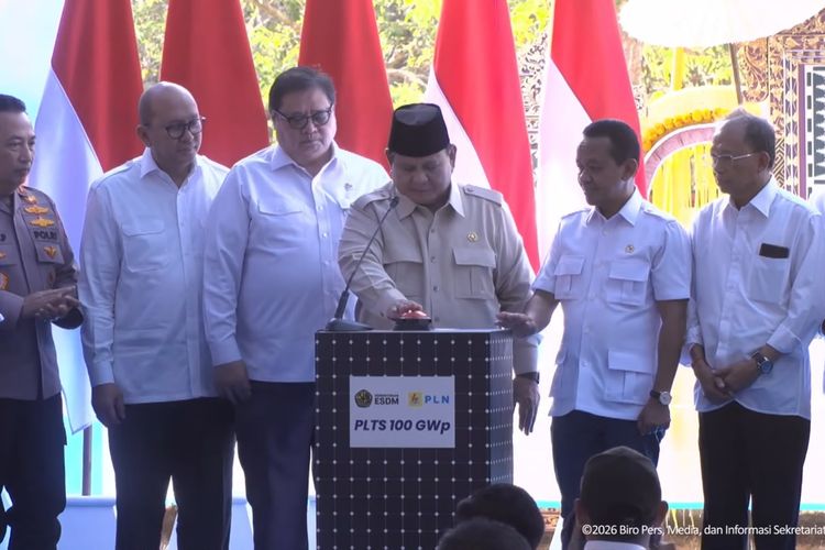 Prabowo Resmi Luncurkan Proyek PLTS 100 GWp
