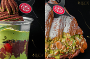 Sensasi Baru Es Krim Luuca, Soft Serve Pistachio X KitKat
