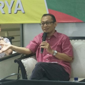 Pengamat politik dari Exposit Strategic Politica, Arif Susanto dalam sebuah diskusi di Jalan Pakubuwono, Kamis (27/12/2018) 
