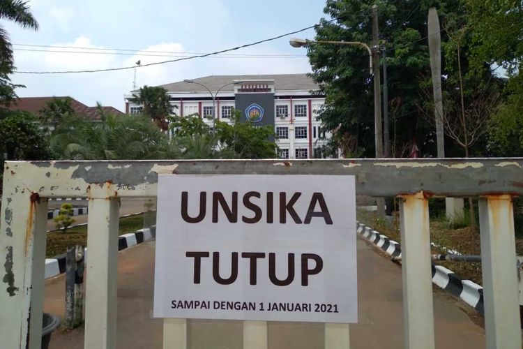 Sebanyak 25 orang terkonfirmasi positif dari Klaster Universitas Singaperbangsa Karawang (Unsika).