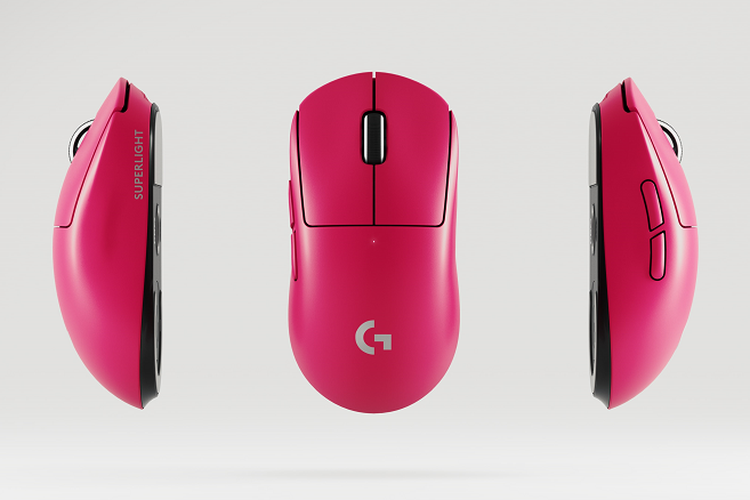 Logitech G Pro X Superlight Pink hadir dalam pilihan warna pink 


