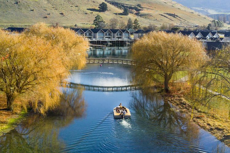 Central Otago, destinasi wisata saat musim gugur di New Zealand.