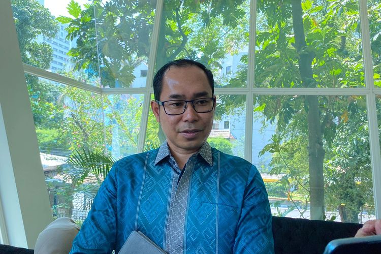 Direktur Perlindungan WNI dan BHI Kementerian Luar Negeri (Kemenlu), Judha Nugraha saat ditemui di Kementerian Luar Negeri, Jakarta Pusat, Selasa (1/8/2023). 