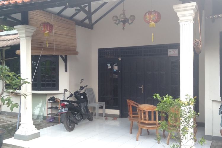 Rumah tempat terjadinya pencurian di kawasan Jagakarsa, Jakarta Selatan, Jumat (29/11/2019)