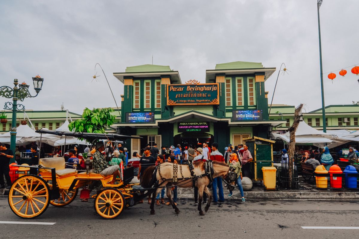 Ilustrasi Pasar Beringharjo