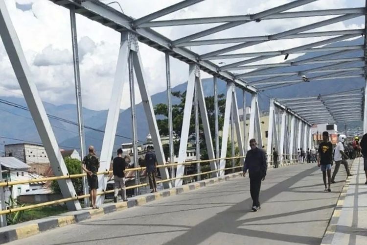 Retakan Ditemukan di Jembatan Palu III, Kini Ditutup dan Arus Lalu Lintas Dialihkan Pascagempa M 6,7