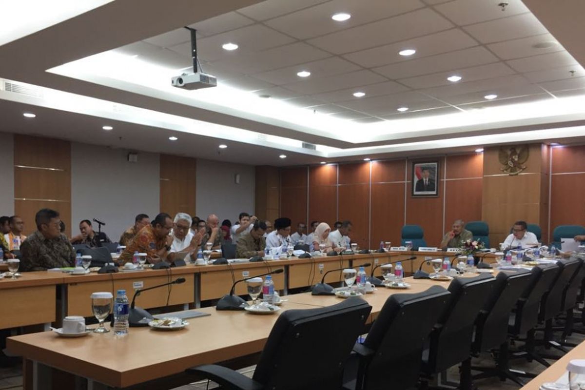 Suasana rapat BUMD di Komisi B DPRD DKI Jakarta, Jumat (31/8/2018). 