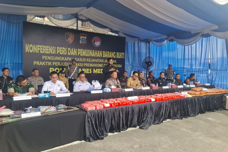 Polisi Ungkap Jaringan Sabu 52 Kg Thailand-Sumatera, Kurir Diimingi Rp 600 Juta