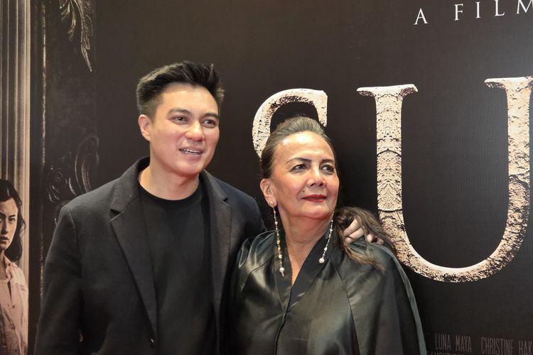 Sutradara Baim Wong dan Aktris Senior Christine Hakim usai konferensi pers film Sukma di kawasan Gandaria, Senin (8/9/2025)