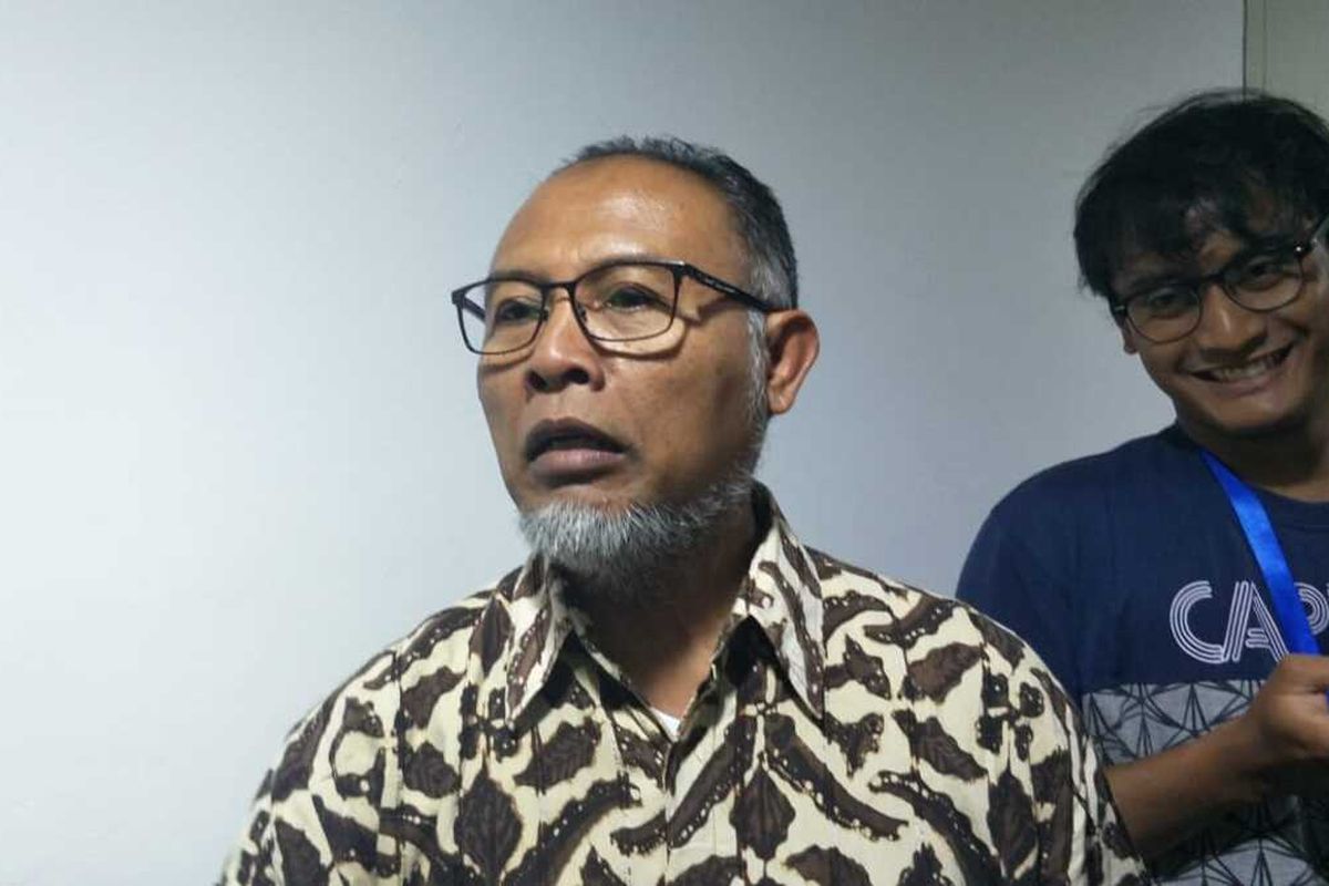 Ketua Bidang Hukum dan Pencegahan Korupsi Tim Gubernur untuk Percepatan Pembangunan (TGUPP) Bambang Widjojanto (BW) di Balai Kota, Jakarta Pusat, Selasa (10/12/2019) malam