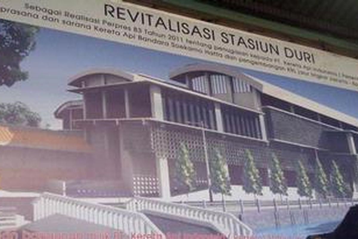 Stasiun Duri akan dirombak.