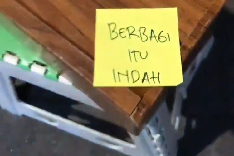 Capture Instagram Gubernur Jawa Tengah Ganjar Pranowo yang mengunggah ulang video Winona Wardhani