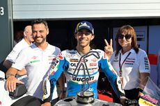 Nyaris Menang, Bastianini Senang Naik Podium Pakai Livery Spesial