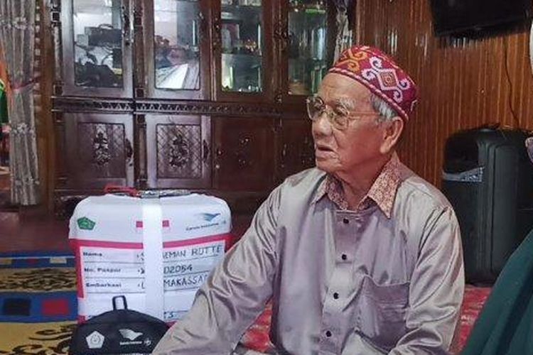Tangis Haru Sulaeman, Jemaah Haji Tertua Sulsel Asal Pinrang yang Berusia 102 Tahun 