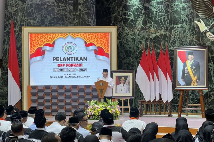 Pramono Berharap Forkabi Tak Sekadar Jadi Ormas, tetapi Berkontribusi untuk Jakarta