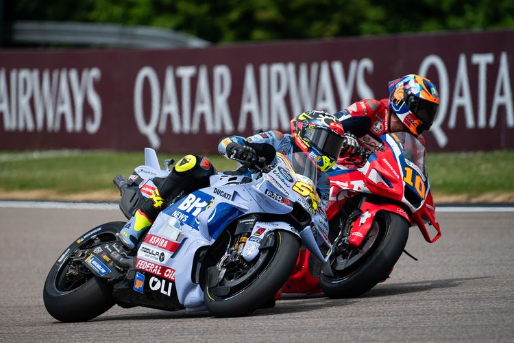 Fermin Aldeguer saat berlaga pada MotoGP Jerman 2025