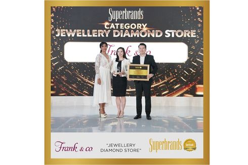 Frank & co. Jadi Brand Perhiasan Pertama yang Raih Penghargaan Jewellery Diamond Store pada Ajang Superbrands 2022