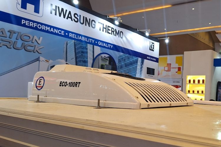 Hwasung ECO-100RT EV dengan peletakan di rooftop. 