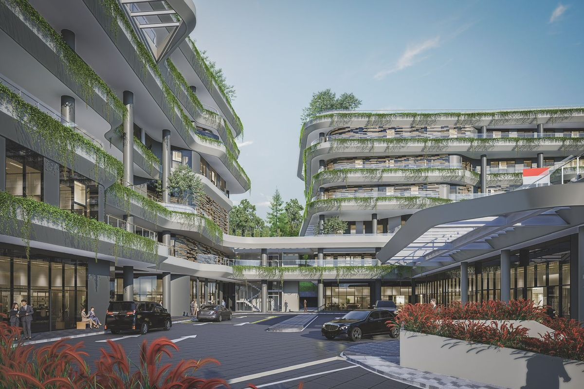 Desain Kantor Kementerian Koordinator (Kemenko) 4 Kawasan Inti Pusat Pemerintahan (KIPP) Ibn Kota Nusantara (IKN)