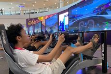 Arena Simulator Balap Formula E Jakarta 2023 Dipadati Pengunjung