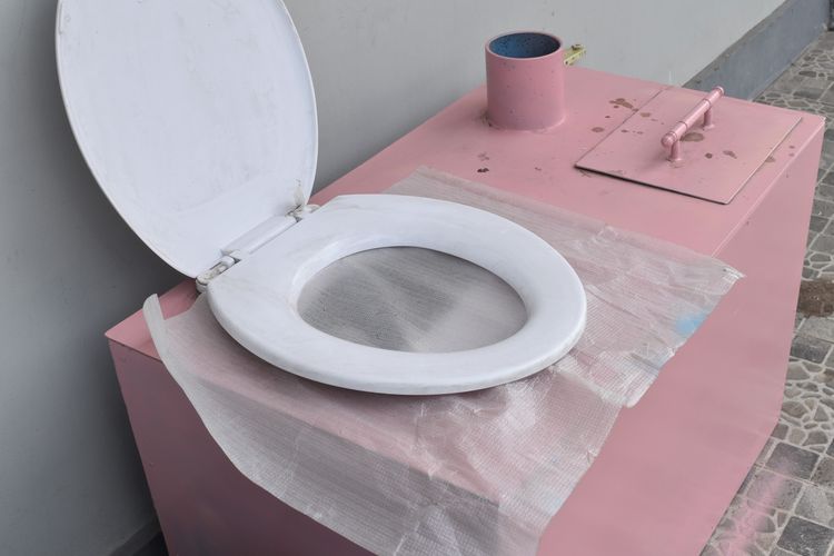 Desain toilet pengompos yang dirancang oleh para peneliti di Lembaga Ilmu Pengetahuan Indonesia (LIPI).