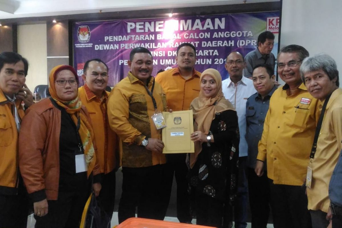 Partai Hanura mendaftar ke KPUD DKI Jakarta