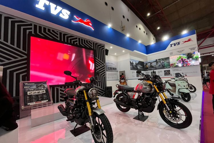 Booth TVS Motor di PRJ 2025