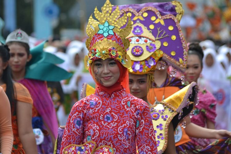 Karnaval batik besurek 2017 Bengkulu
