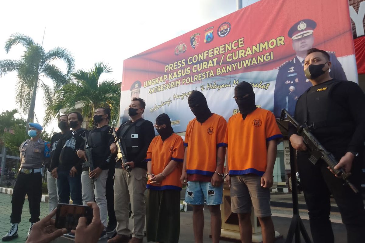 Pelaku sindikat curanmor tertangkap polisi 