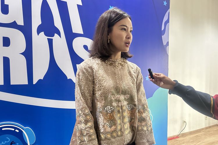 Penasihat Ahli Kemendikdasmen RI & Executive Director Pelita Harapan Group, Dr. Stephanie Riady, B.A., M.Ed., Ed.D. saat hadir dalam acara perayaan HUT Kompas.com ke-30, Jagat Literasi yang digelar di Menara Kompas, Senin (15/9/2025).