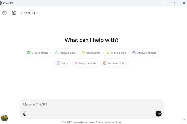 Ilustrasi cara menggunakan ChatGPT di Windows.