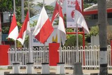 Ada Bendera Terpasang Terbalik di Jalan Utama Magelang
