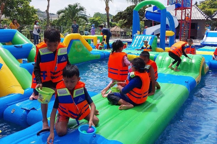 The Wujil Aquapark Semarang, wahana air ala Benteng Takeshi Jepang di Kabupaten Semarang 