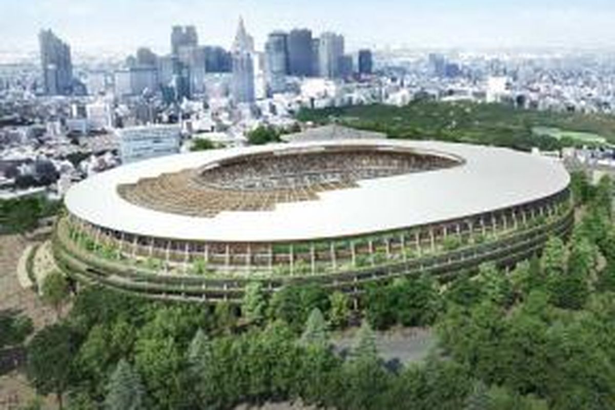 Pemerintah Jepang telah memilih desain kisi-kisi kayu rancangan Kengo Kuma untuk menjadi Stadion Nasional baru di Tokyo sekaligus sebagai venue utama Olimpiade 2020.