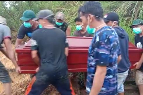 Ibu dan 2 Anak Jadi Korban Longsor di Area PLTA Batang Toru, Dimakamkan Satu Liang