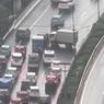 Truk Boks Patah Setir di Tol Dalam Kota, Lalu Lintas Sempat Macet